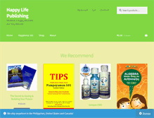 Tablet Screenshot of happylifepublishing.com
